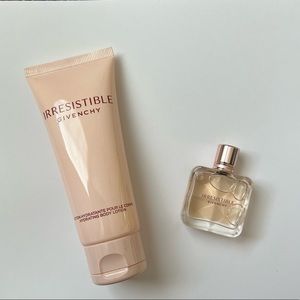 Givenchy Irresistible lotion and mini set